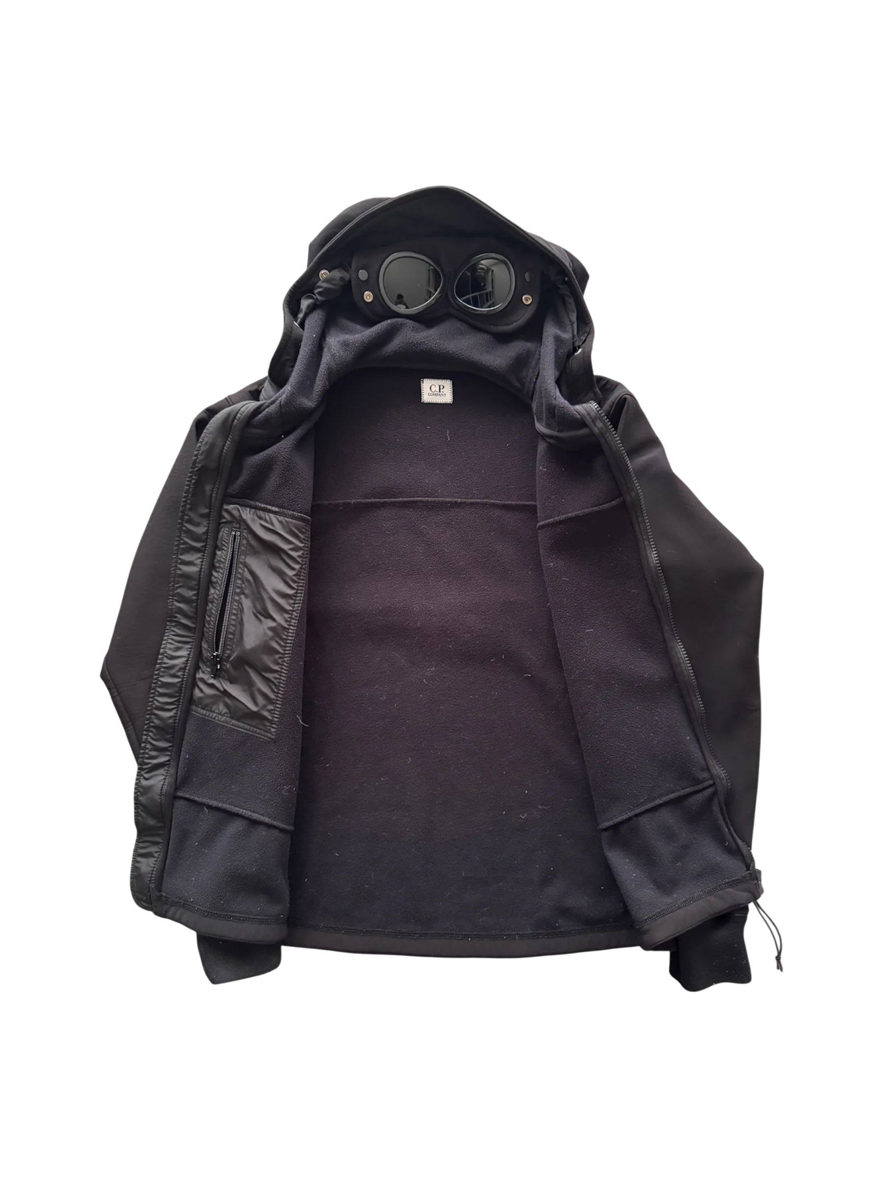 C.P. Company Black CP Shell Goggle Jacket - Large - Image 2