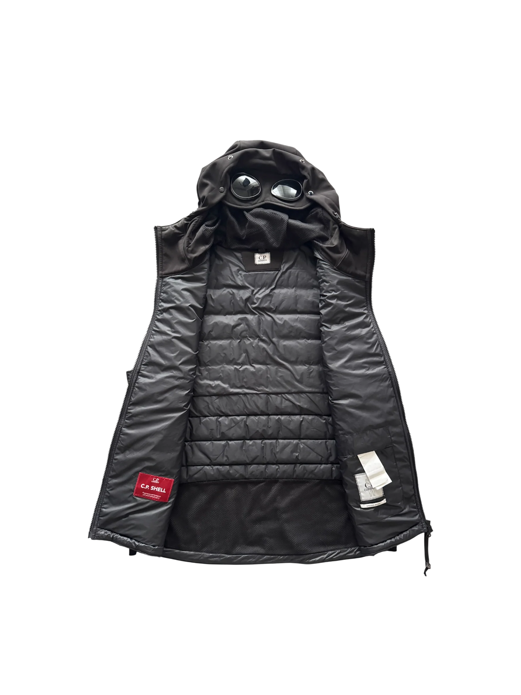 C.P. Company Black 'CP Shell' Goggle Vest - 54 (XXL) - Image 2