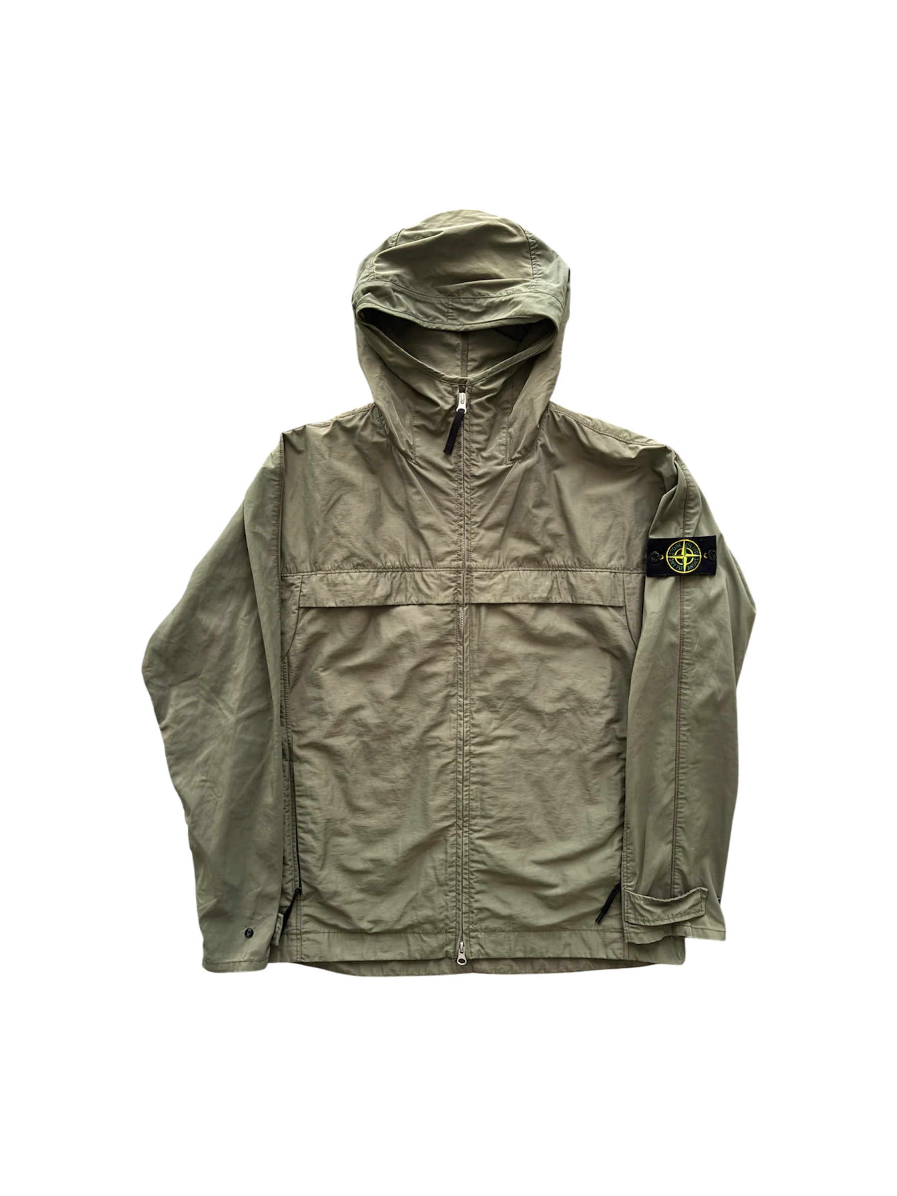 Stone Island 2020 'Micro Reps' Khaki Jacket - Medium