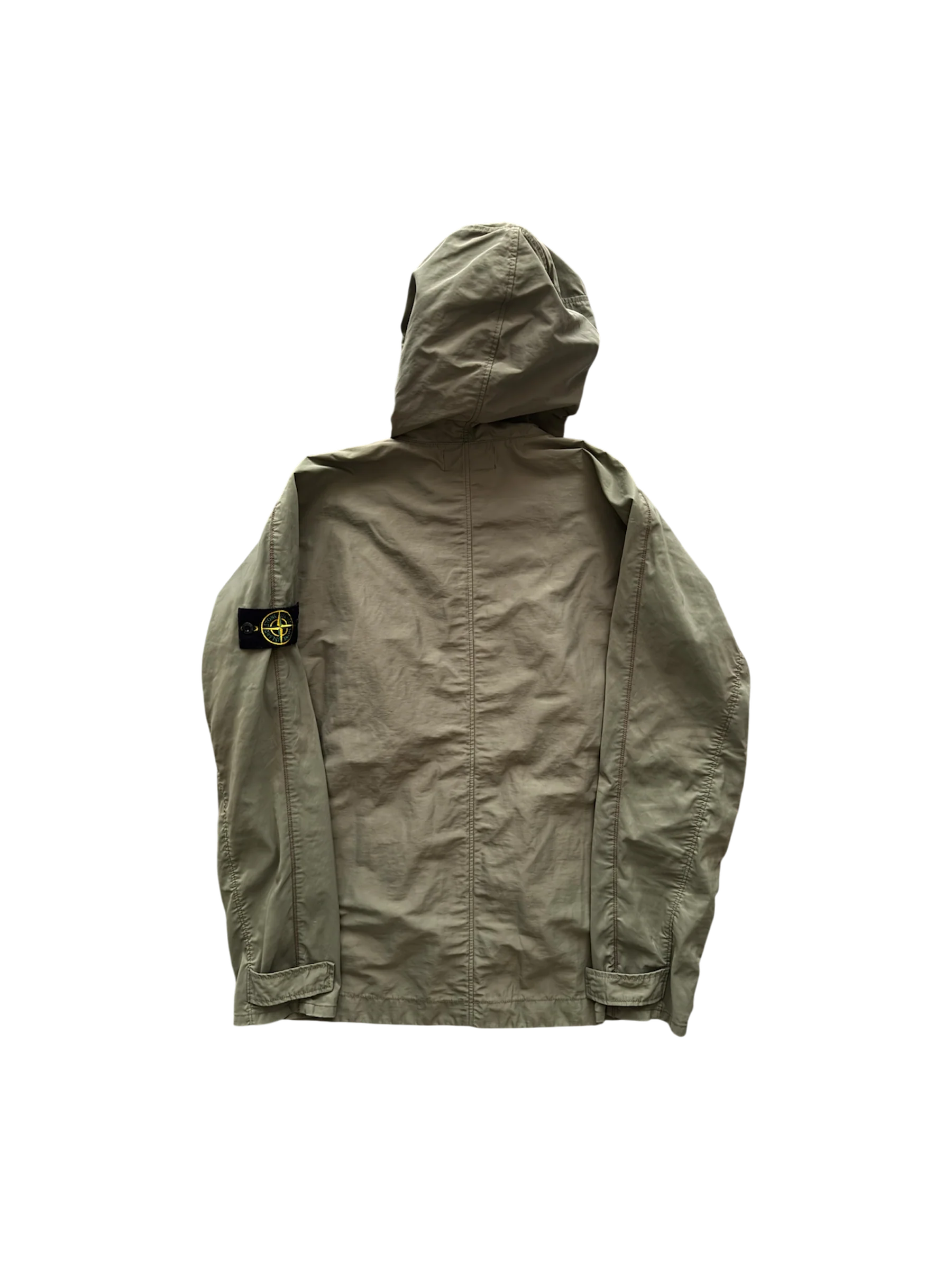 Stone Island 2020 'Micro Reps' Khaki Jacket - Medium - Image 3
