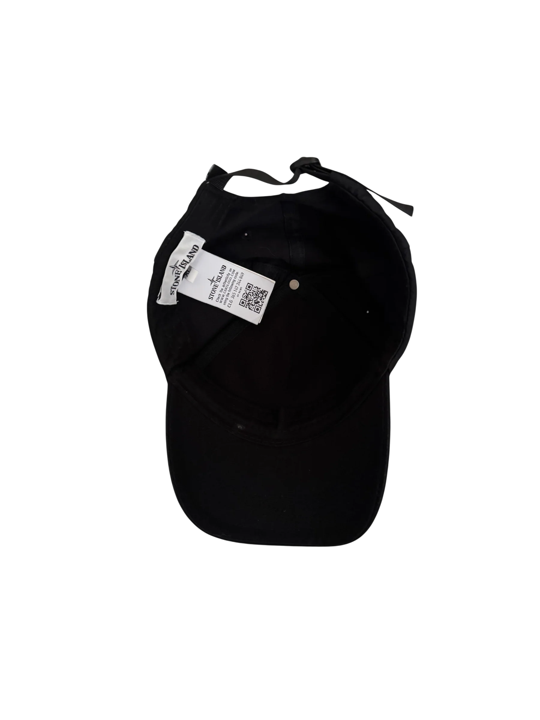 Stone Island Black Cap - XL - Image 3