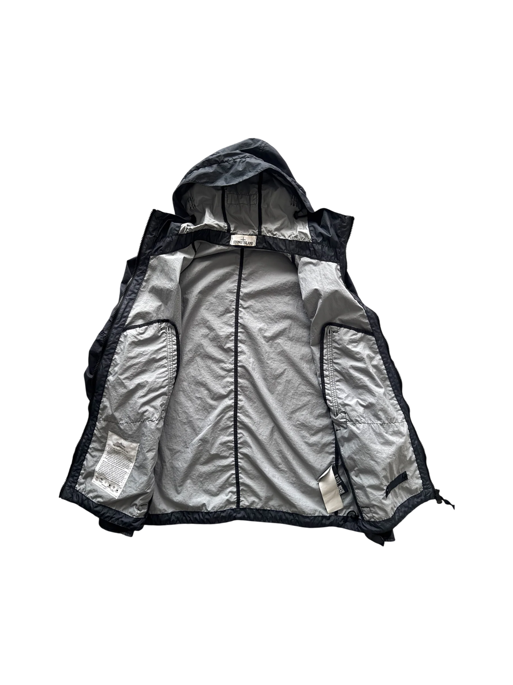 Stone Island Navy 'Membrana 3L TC' Jacket - Medium - Image 2